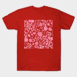 Chinese Baby Pink Floral Pattern - Hong Kong Summer Flowers T-Shirt